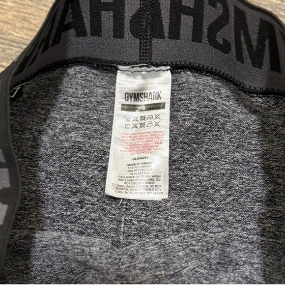 Gymshark Heather Gray Shorts S Athletic Gym Wear Sporty - Picture 5 of 5